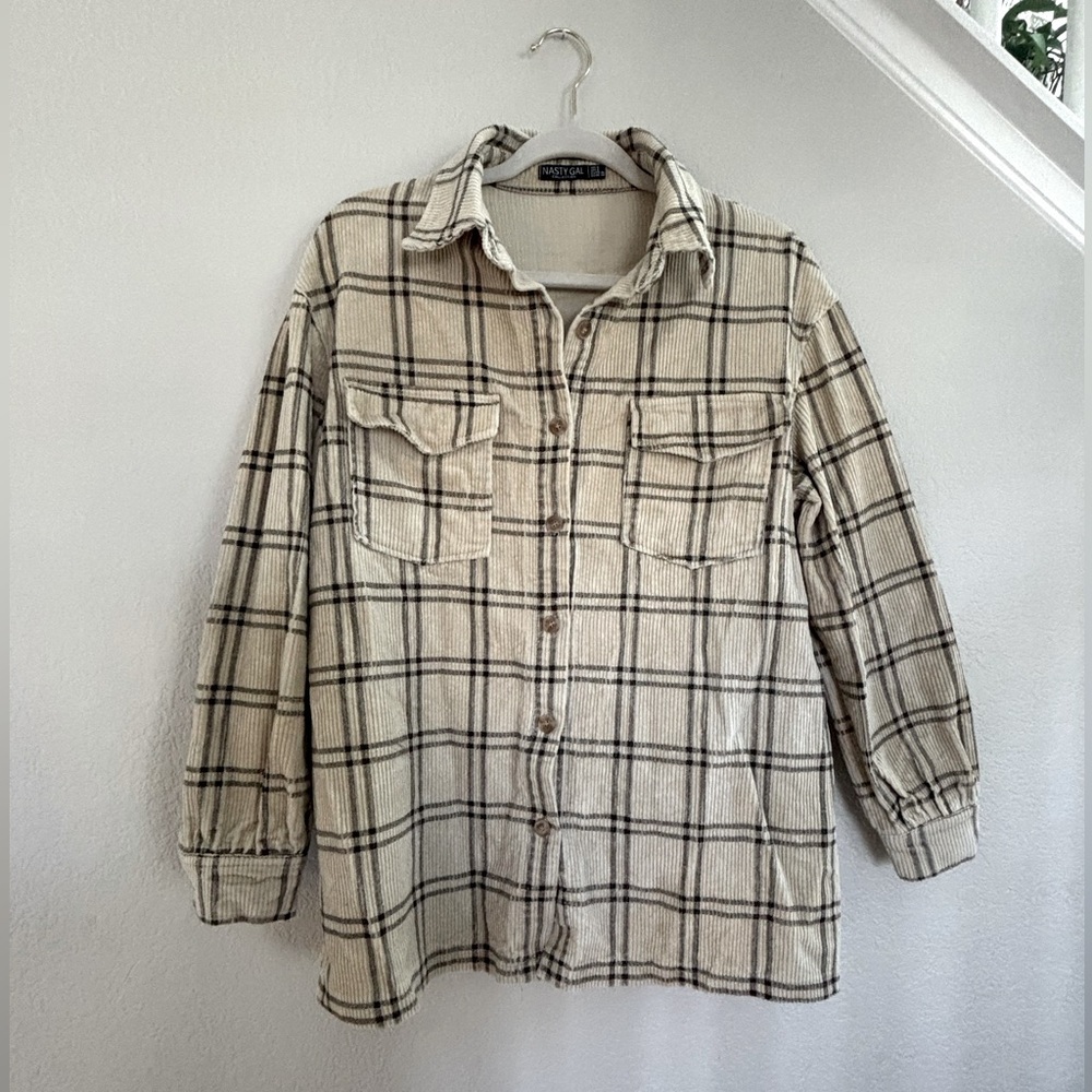 Nasty Gal flannel jacket